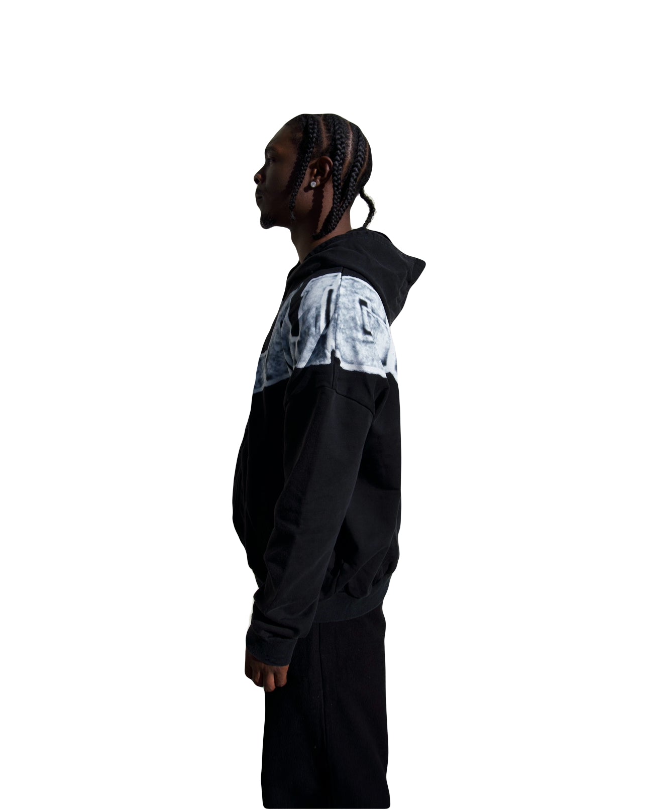 LAIGO CROSS SHOULDER HOODIE