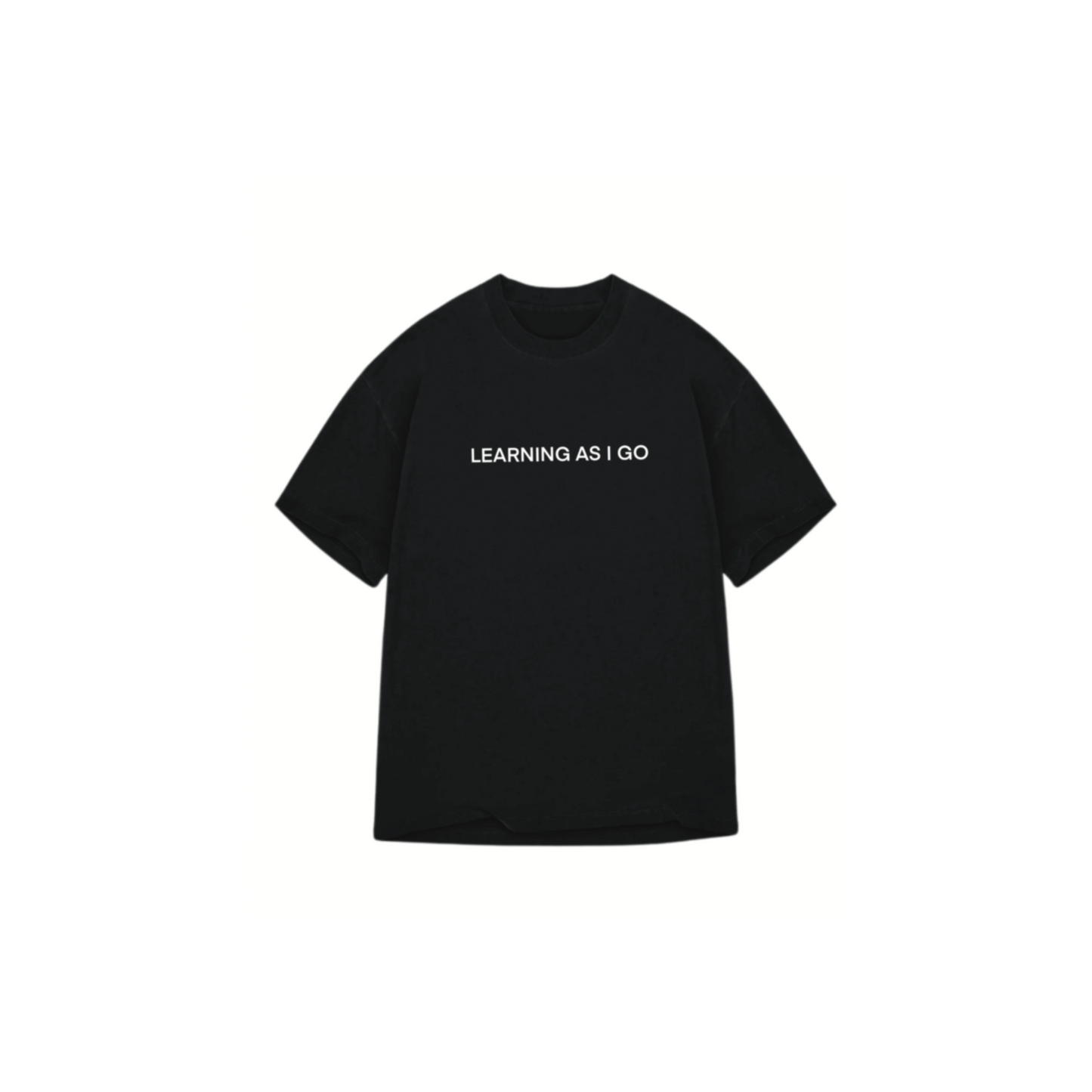 Learning As I Go Tee (BLACK)
