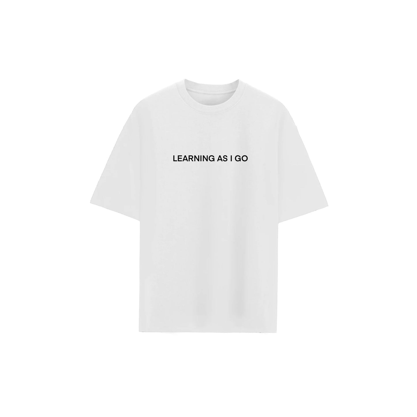 Learning As I Go Tee (WHITE)
