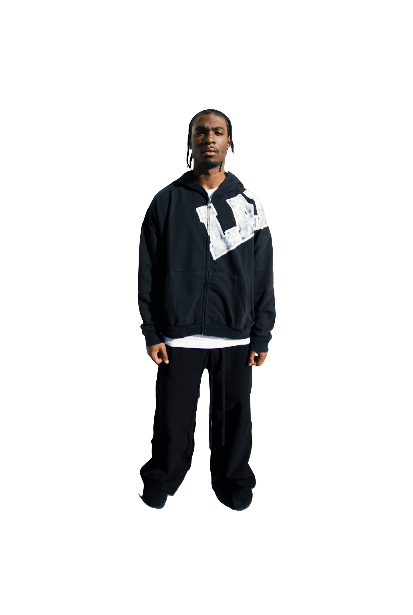 LAIGO CROSS SHOULDER HOODIE